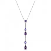 Náhrdelník Brosway Fancy Magic Purple- 1 ks