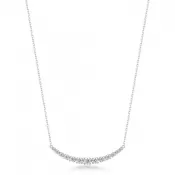 Brosway Fancy Infinite Biely náhrdelník