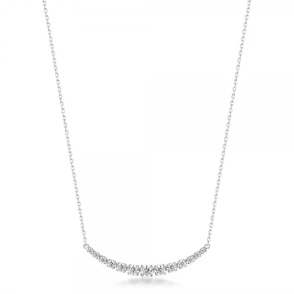 Brosway Fancy Infinite Biely náhrdelník