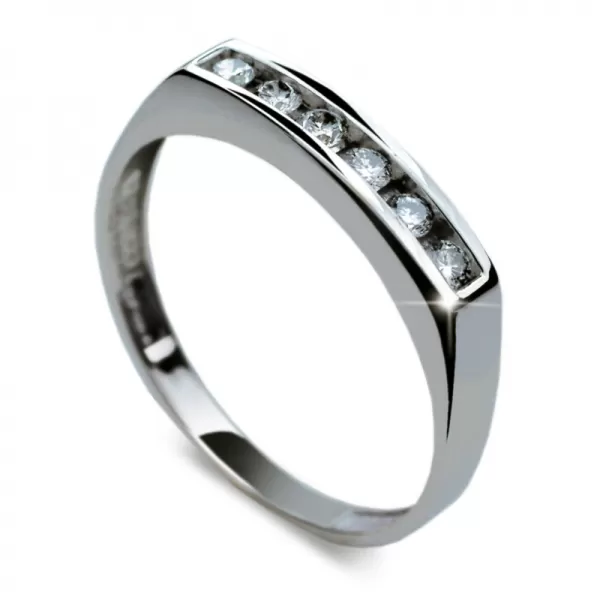 Dámsky prsteň s diamantmi DF1863