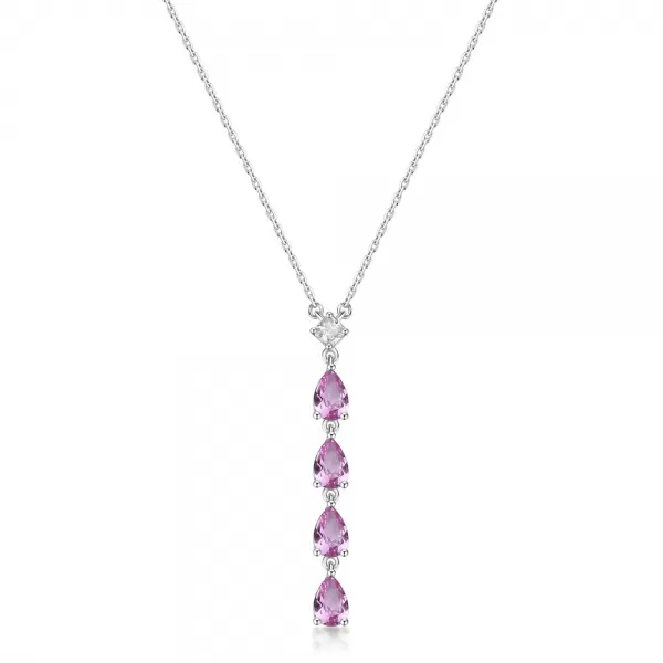 Náhrdelník Brosway Fancy Vibrant Pink