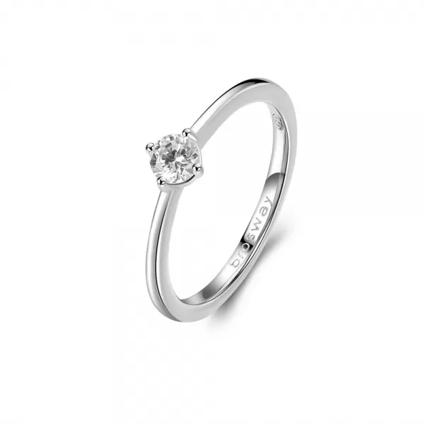 Prsteň Brosway Fancy Infinite White FIW76