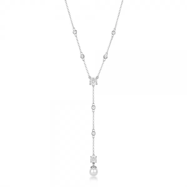 Brosway Fancy Infinite White náhrdelník