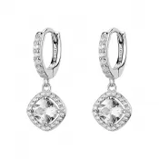 Brosway Fancy Infinite Biele náušnice