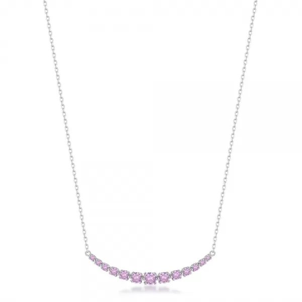 Brosway Vulzujúci ružový náhrdelník