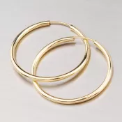 Zlaté krúžky 25 mm 12-050