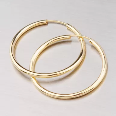 Zlaté krúžky 25 mm 12-050