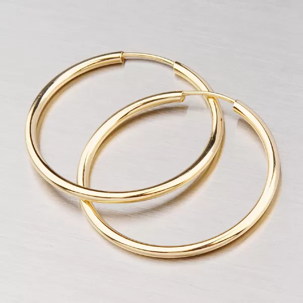 Zlaté krúžky 25 mm 12-050