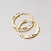 Náušnice - zlaté krúžky 13 mm 12-052