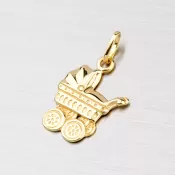 Kočík zo žltého zlata 13-045