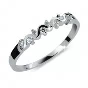 Dámsky prsteň s diamantmi DF2086
