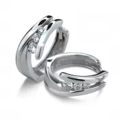 Dámske náušnice s diamantmi DF1794