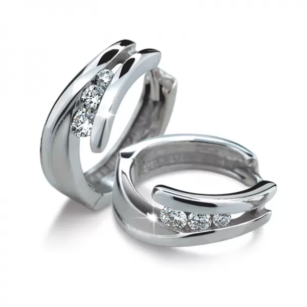 Dámske náušnice s diamantmi DF1794