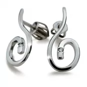 Dámske náušnice s diamantmi DF2022