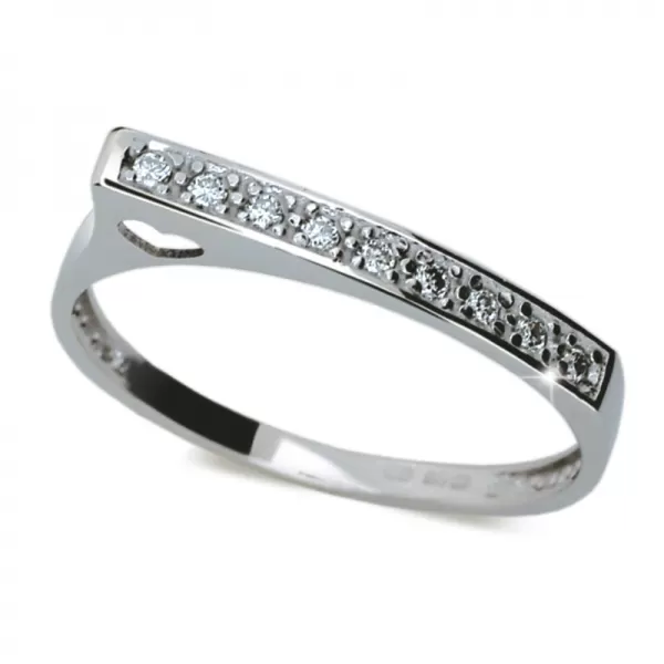 Dámsky prsteň s diamantmi DF2003