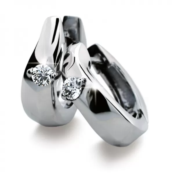 Dámske náušnice s diamantmi DF1722