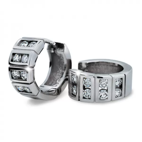 Dámske náušnice s diamantmi DF2068