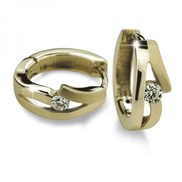 Dámske náušnice s briliantmi DF2026Z