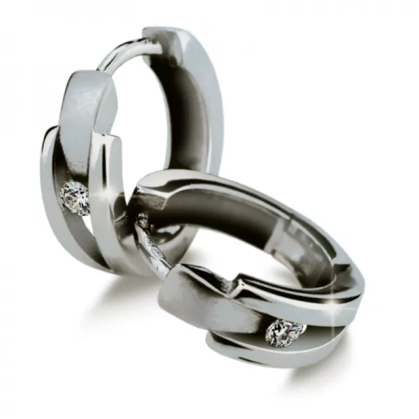 Dámske náušnice s diamantmi DF2023