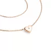 Náhrdelník srdca s diamantom 140019-NH01-CV-DIA