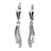 Náušnice visiace so zirkónmi DZ1548