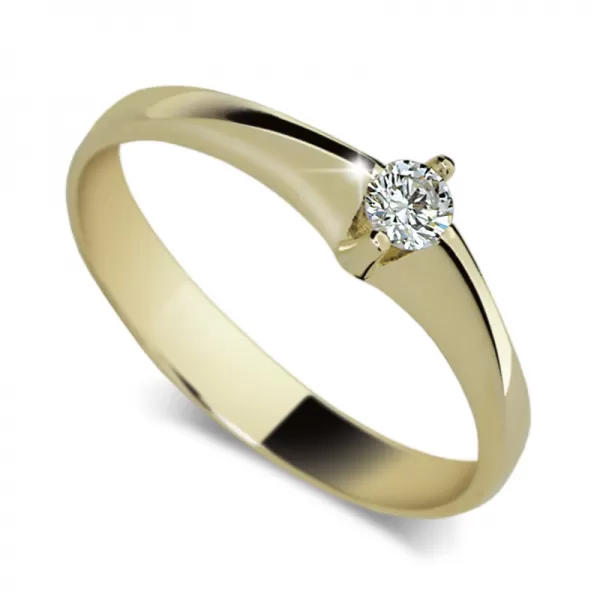 Dámsky prsteň s diamantom DF1956
