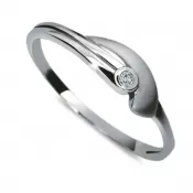 Zlatý prsteň so zirkónom DZ1662