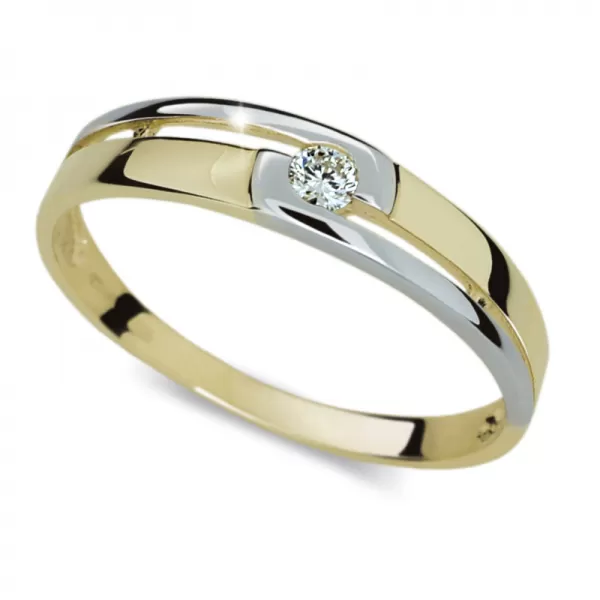 Dámsky prsteň s diamantom DF1793