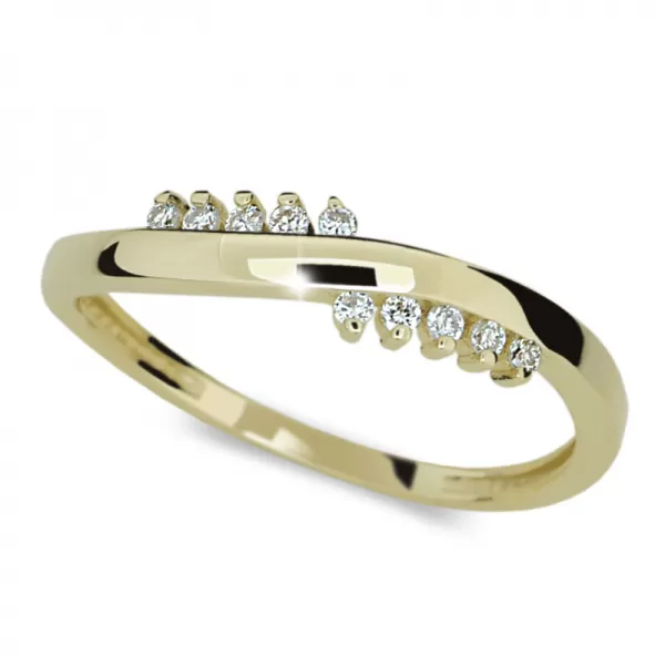 Dámsky prsteň s diamantmi DF2064