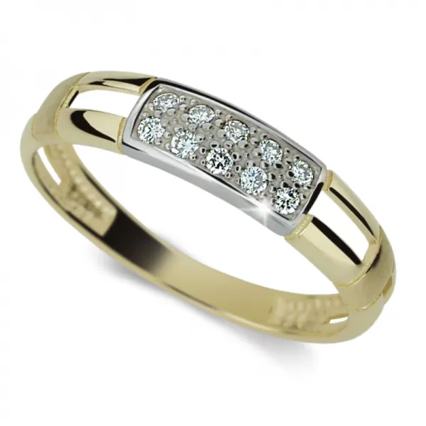 Dámsky prsteň s diamantmi DF2033