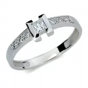 Dámsky prsteň s diamantmi DF2062
