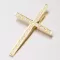 Veľký zlatý kríž so zirkónmi 182P-130017