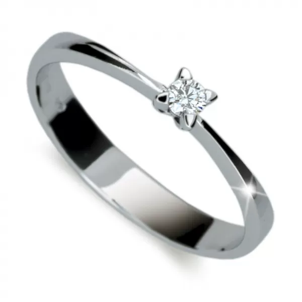 Dámsky prsteň s diamantom DF1958