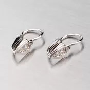 Zlaté detské náušnice so zirkónmi 52DN-1899B