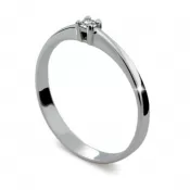 Prsteň zo zlata so zirkónom DZ1904