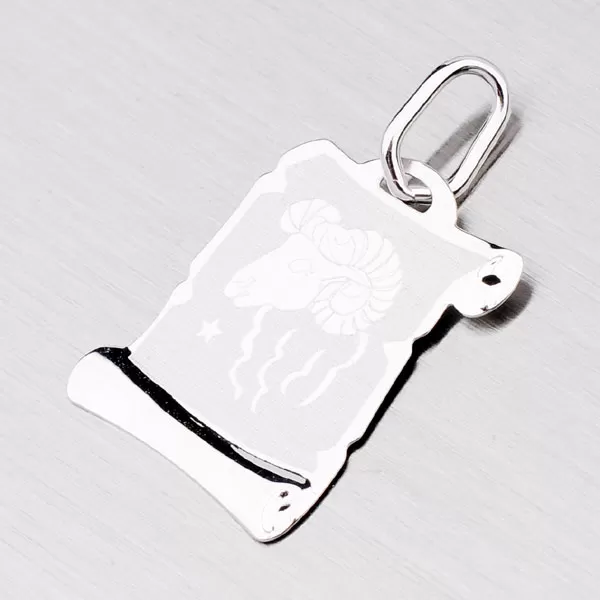 Prívesok z bieleho zlata - Baran 2-281-01