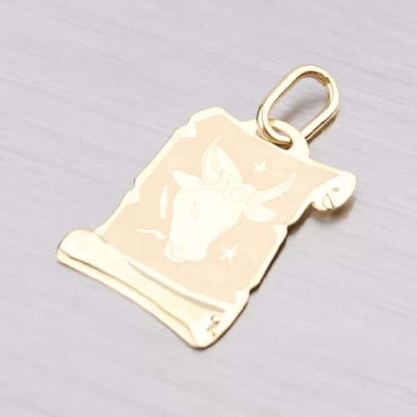 Přívěsek pergamen zlato 585 - Býk 2-280-02