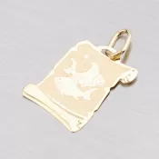 Prívesok pergamen - Ryby 2-280-12