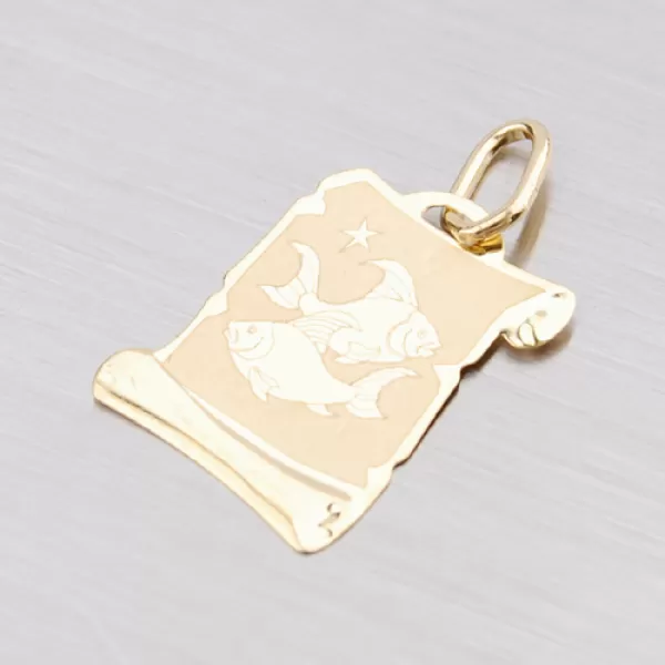 Prívesok pergamen - Ryby 2-280-12