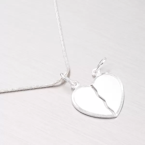 Strieborné srdce pre zamilovaný pár M5500MRH