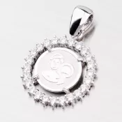 Prívesok so zirkónmi - Vodnár MPNZ5057ZSM-01