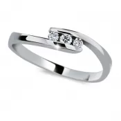 Zásnubný prsteň so zirkónmi ZP2072
