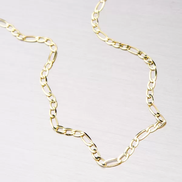 Zlatý náramok Figaro 3+1 44-1007