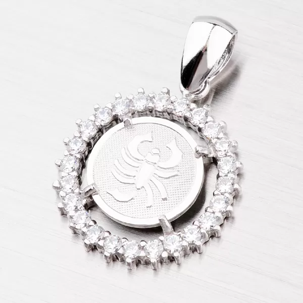 Prívesok so zirkónmi - Škorpión MPNZ5057ZSM-10