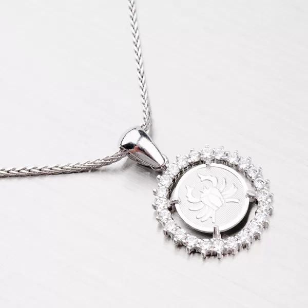 Prívesok so zirkónmi - Rak MPNZ5057ZSM-06