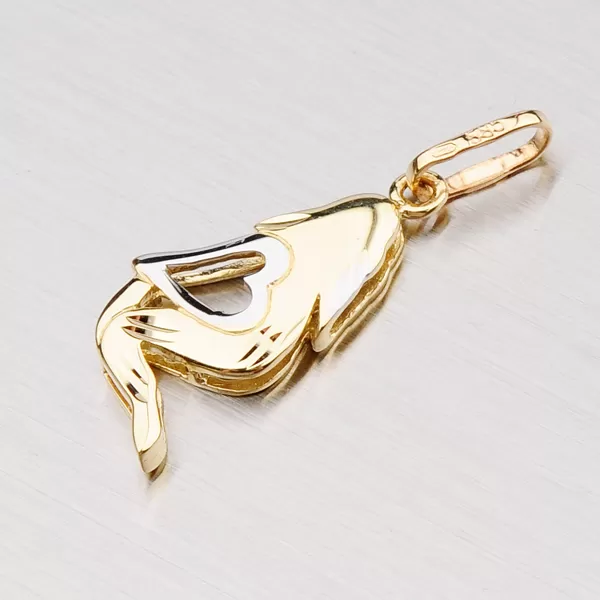 Zlatý prívesok - Panna 43-2069-08