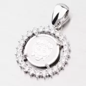 Prívesok so zirkónmi - Lev MPNZ5057ZSM-07