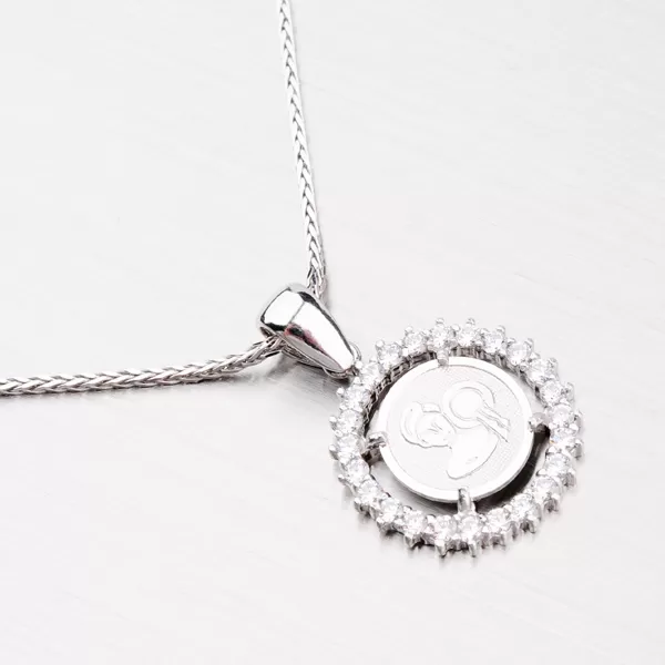 Prívesok so zirkónmi - Vodnár MPNZ5057ZSM-01