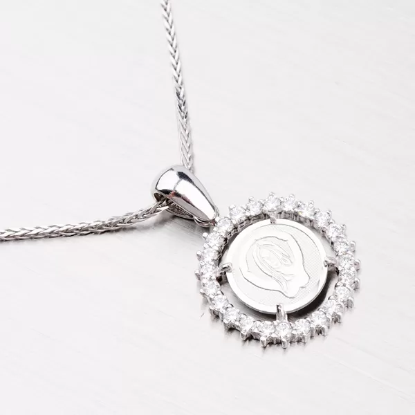 Prívesok so zirkónmi - Panna MPNZ5057ZSM-08