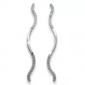 Zlaté náušnice so zirkónmi DZ2020